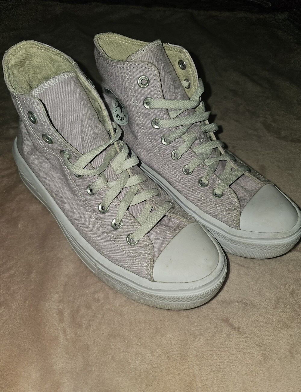 Women’s CONVERSE Chuck Taylor All Star Lift platform purple sneakers- Sz 10
